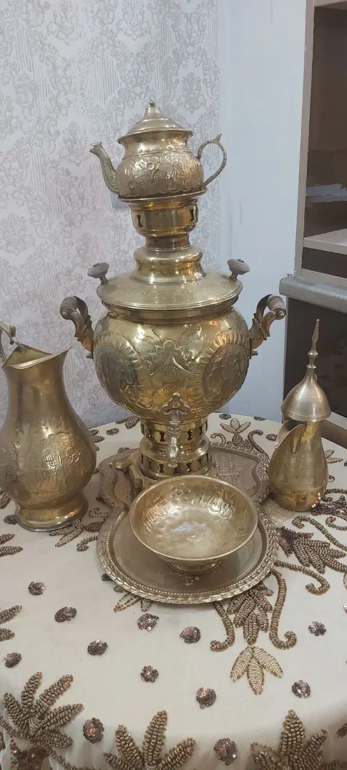 سماور برنج|سماور، چای‌ساز، قهوه‌ساز|بروجرد, |دیوار