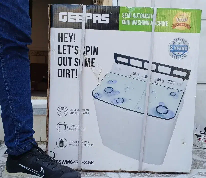 مینی واش جیپاس مدل GSWM 6473|ماشین لباسشویی و خشککن لباس|بندر گناوه, |دیوار