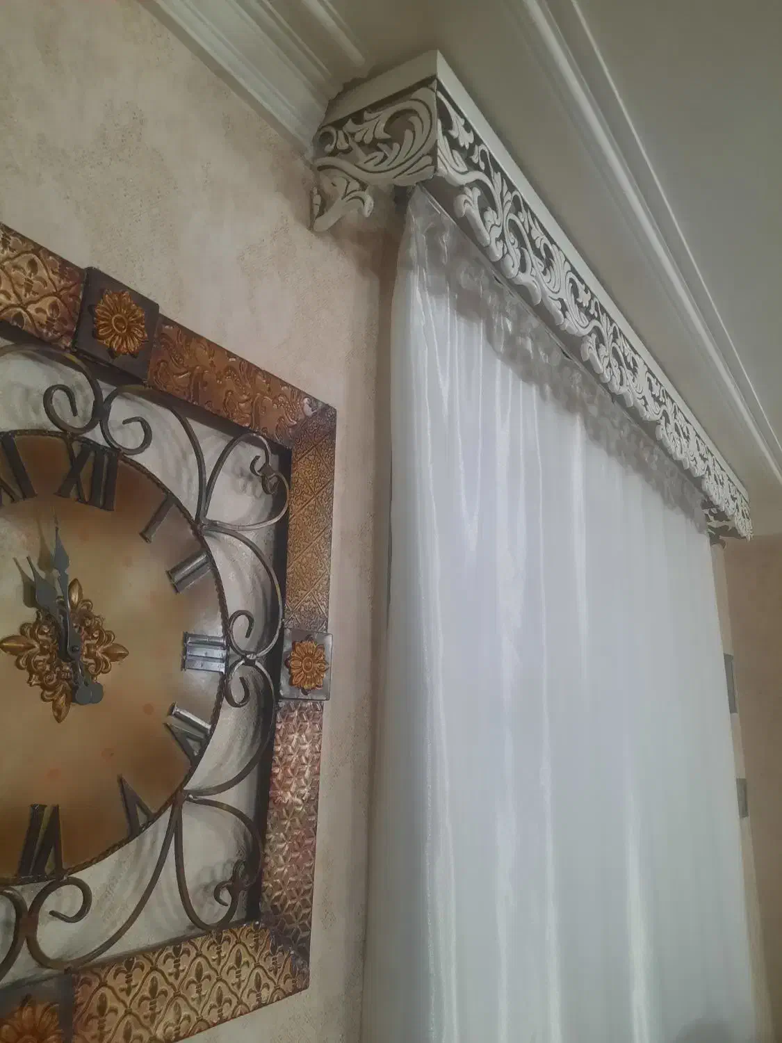 قاب پرده چوبی|پرده، رانر، رومیزی|بجنورد, |دیوار