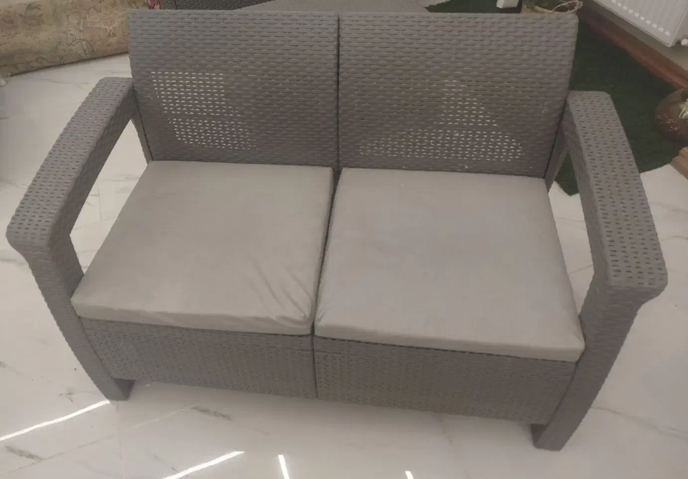 مبل حصیری بافت باغ و تراس|مبلمان خانگی و میز عسلی|شیراز, چوگیاه|دیوار