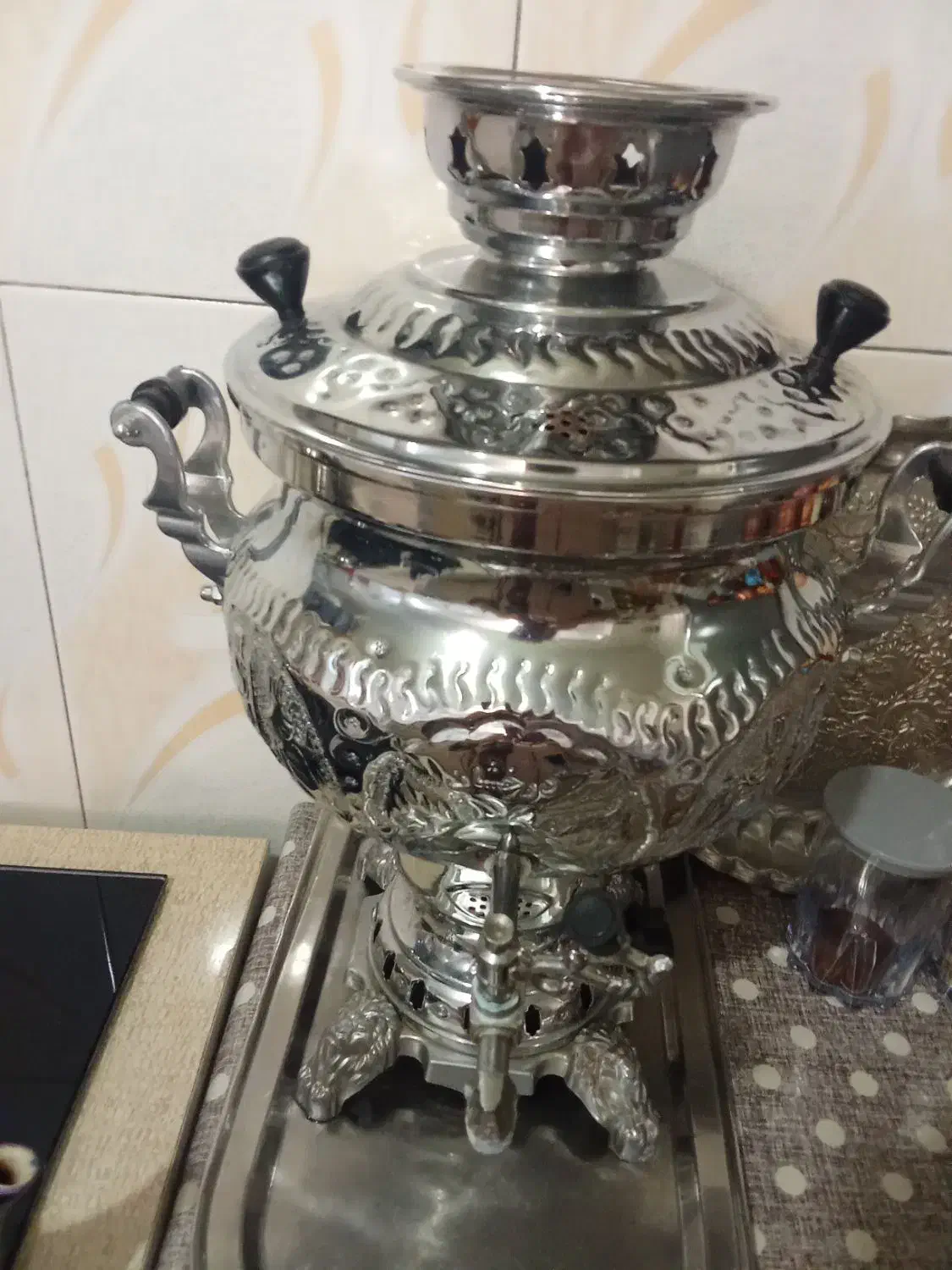 سماور 8لیتری|سماور، چایساز، قهوهساز|نسیمشهر, |دیوار