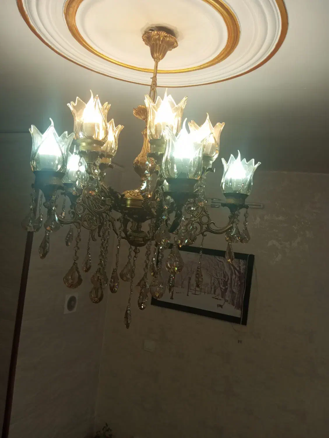 لوستر|لوستر و چراغ آویز|تهران, اسفندیاری|دیوار