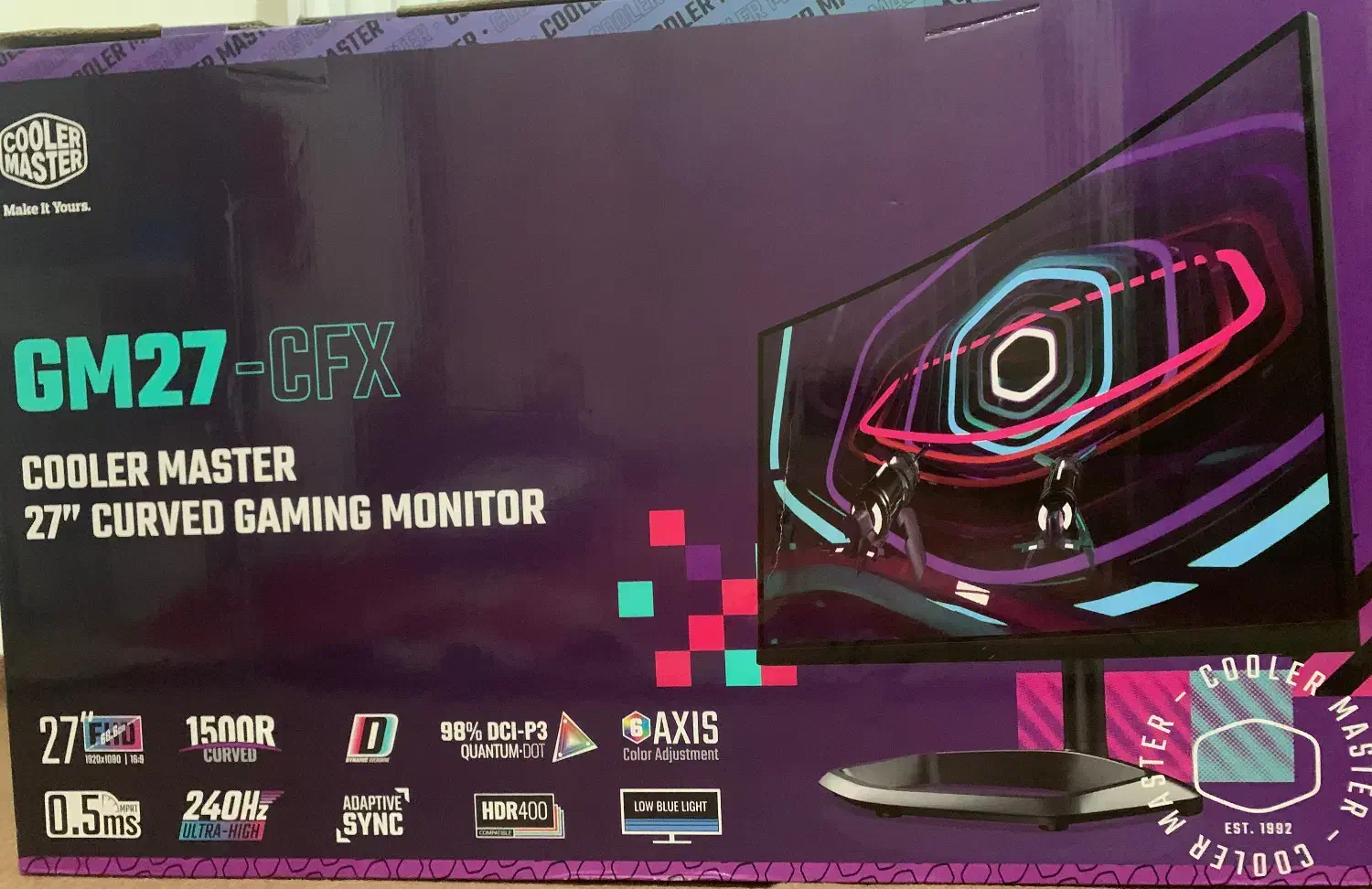 مانیتور cooler master Gm27-CFX|قطعات و لوازم جانبی رایانه|اصفهان, بهارستان|دیوار