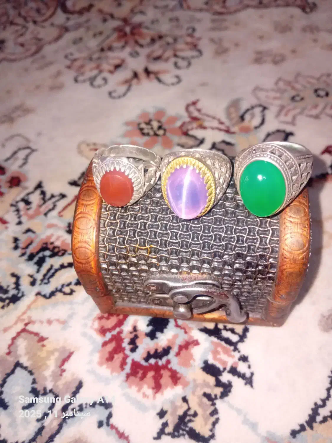 انگشتر نقره کار دست|جواهرات|قرچک, پارس سرام|دیوار