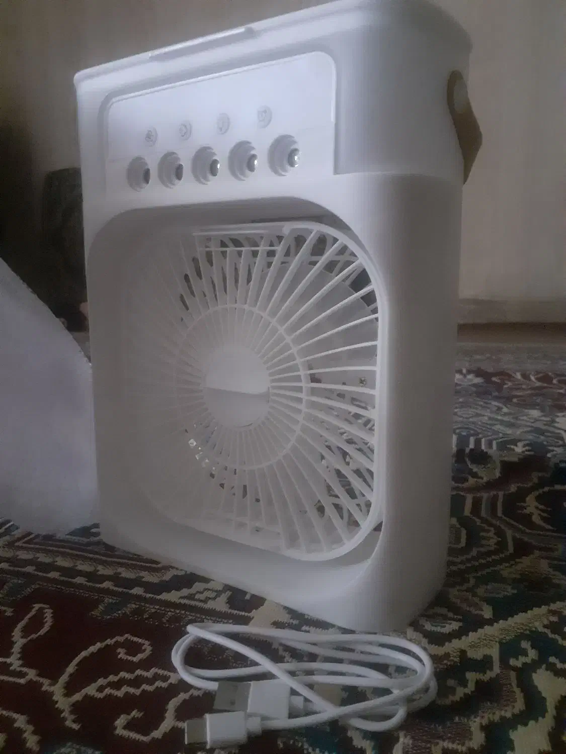 کولر پنکه مه پاش رومیزی نو|کولر آبی|رشت, باهنر|دیوار