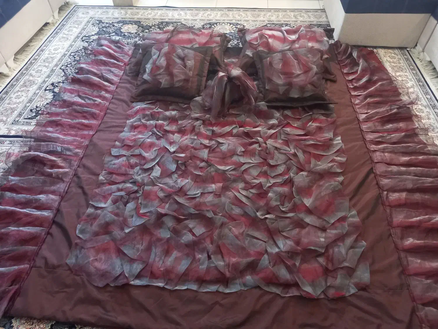 روتختی دو نفره ۶ تیکه در حد نو قیمت توافقی|سرویس روتختی|همدان, |دیوار