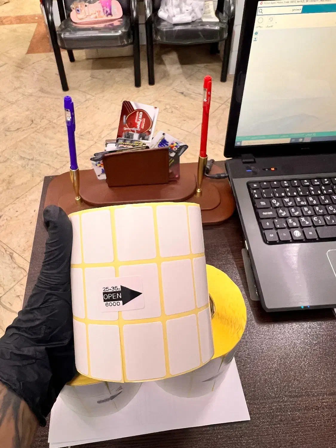 لیبل کاغذی حرارتی پی وی سی|لوازم التحریر|تهران, ایرانشهر|دیوار