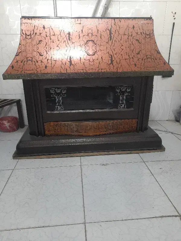 بخاری بزرگ طرح شومینه|بخاری، هیتر، شومینه|تبریز, |دیوار