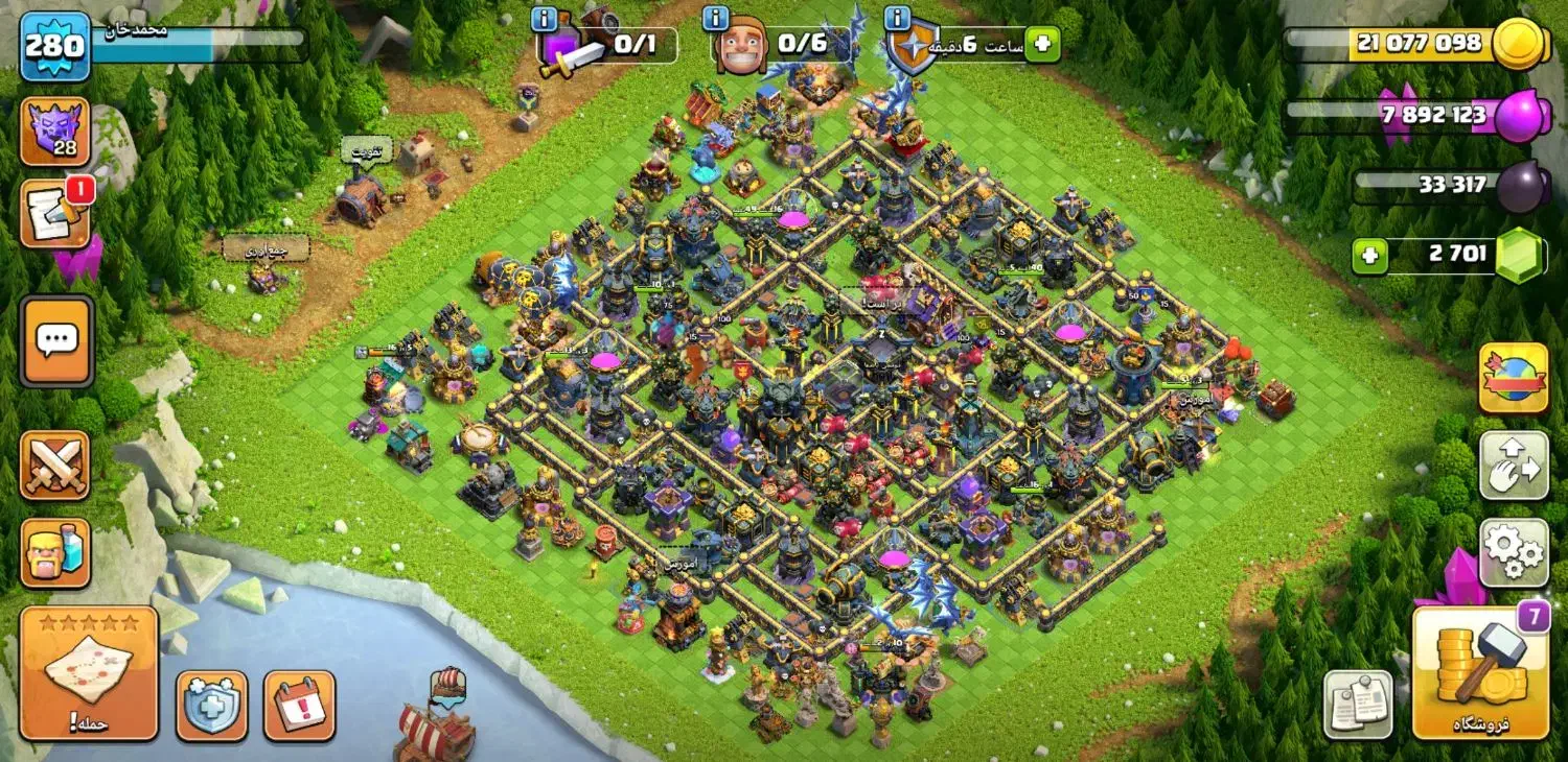 اکانت کلش تان۱۷مکث|کنسول، بازی ویدئویی و آنلاین|بوکان, |دیوار