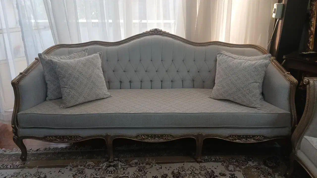 مبلدفرانسوی دو گل|مبلمان خانگی و میز عسلی|شاندیز, |دیوار