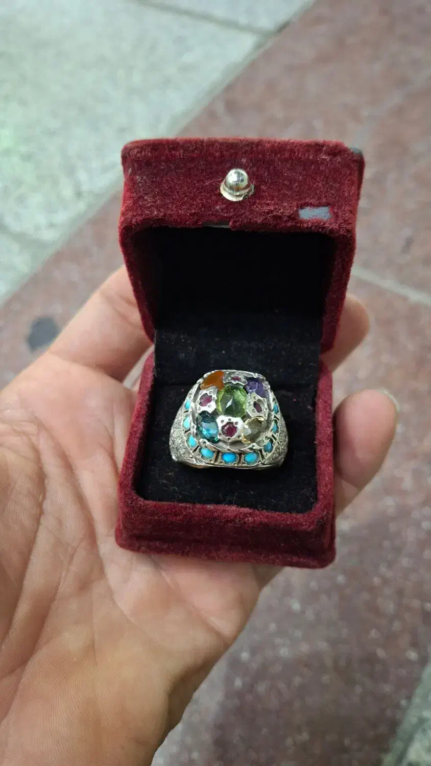 انگشتر چند نگینه|جواهرات|قم, شهرک مهدیه|دیوار