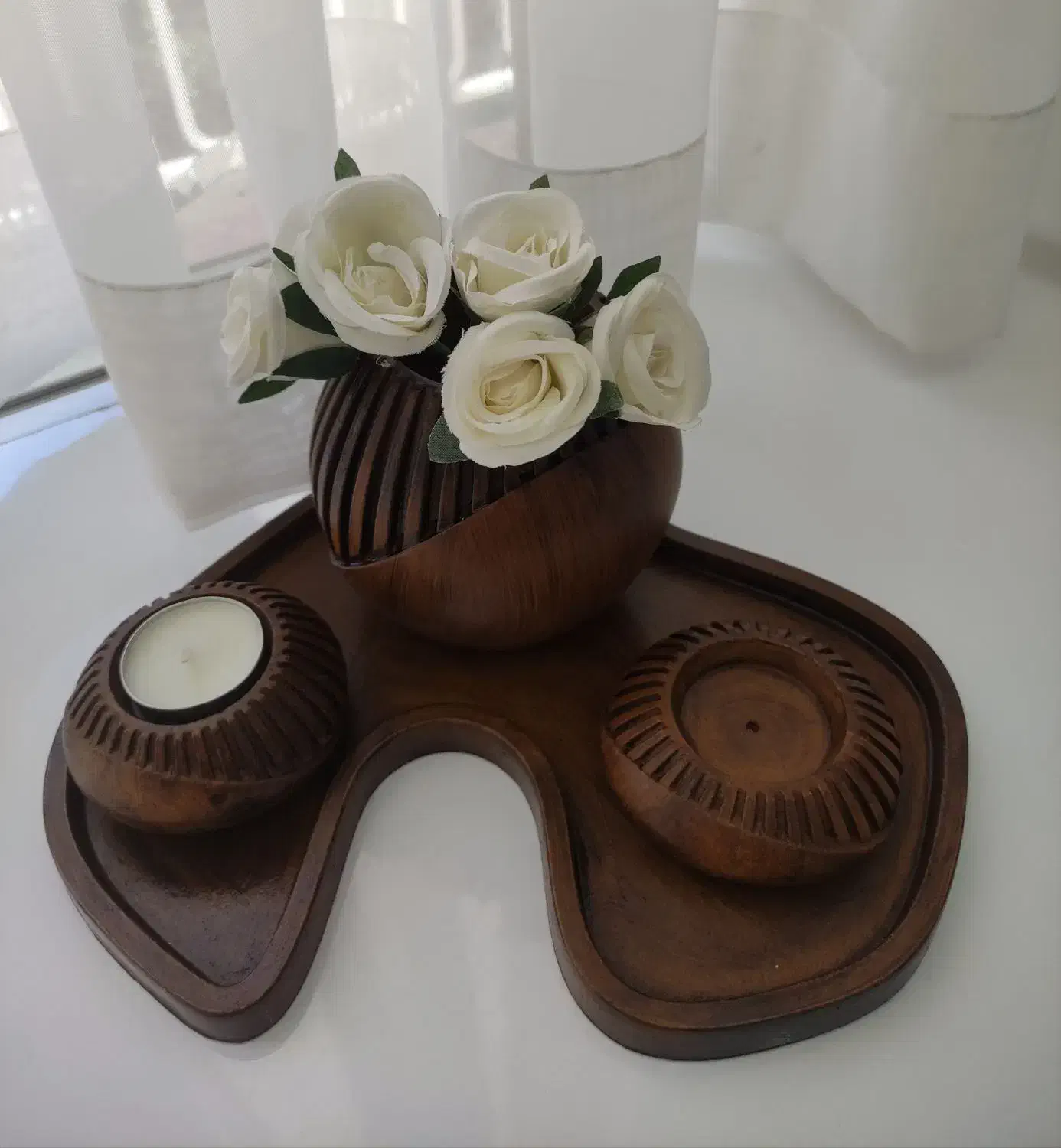 ست دکوری و گلدان تک|صنایع دستی و سایر لوازم تزئینی|بیرجند, |دیوار