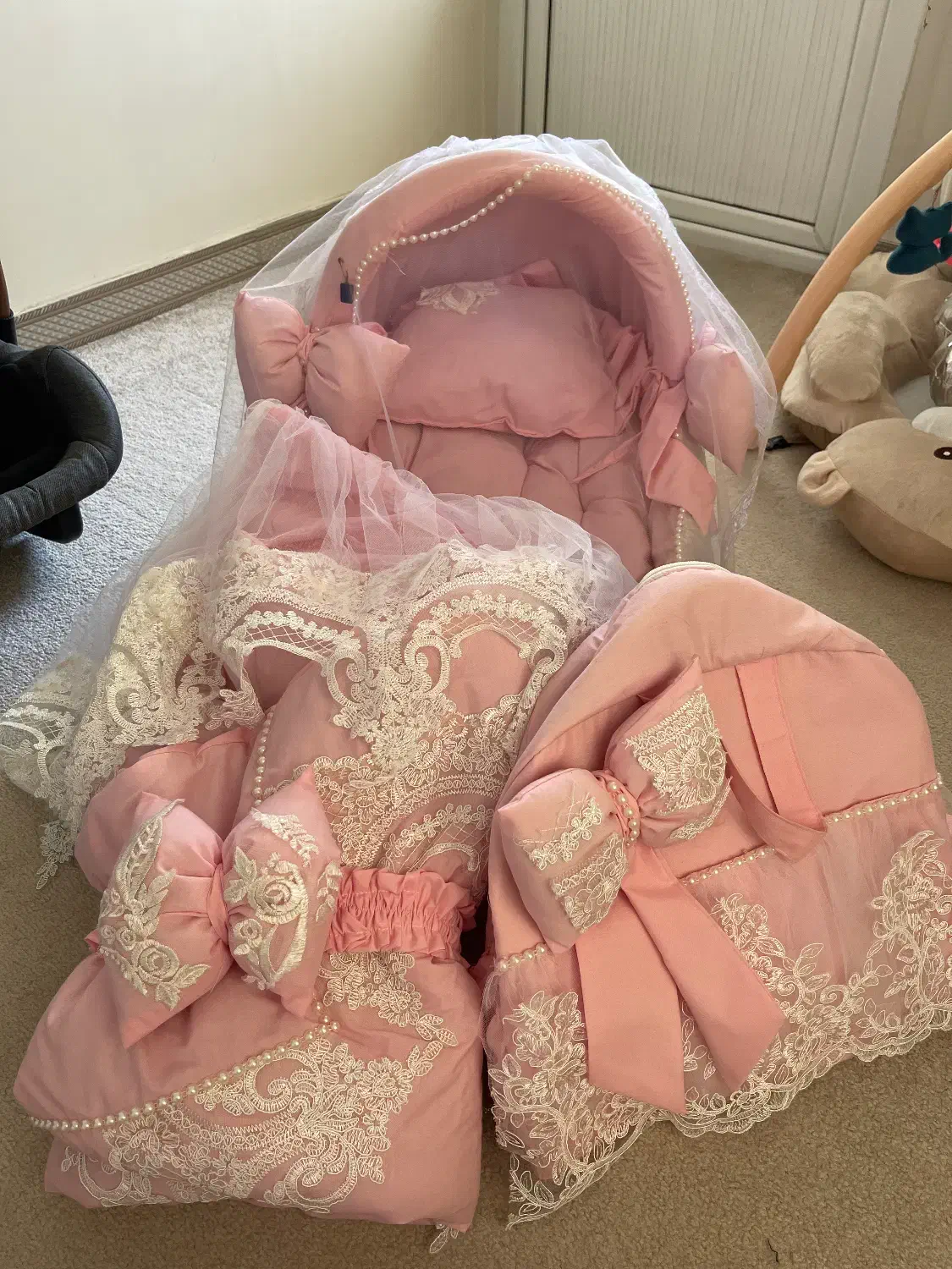 ست پرنسسی  خوشگل کریل ،قنداق وساک|اسباب و اثاث بچه|کرج, کوی مهر|دیوار