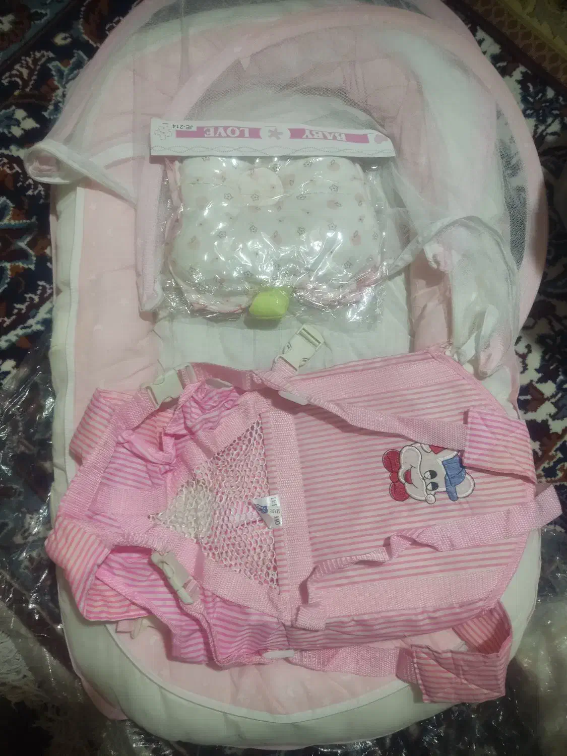 تشک نوزادی پشه بند دار .سیسمونی|اسباب و اثاث بچه|شیراز, محراب|دیوار