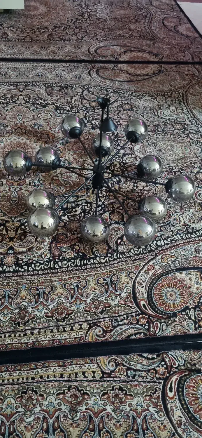 لوستر مولکولی|لوستر و چراغ آویز|مشکین‌دشت, |دیوار