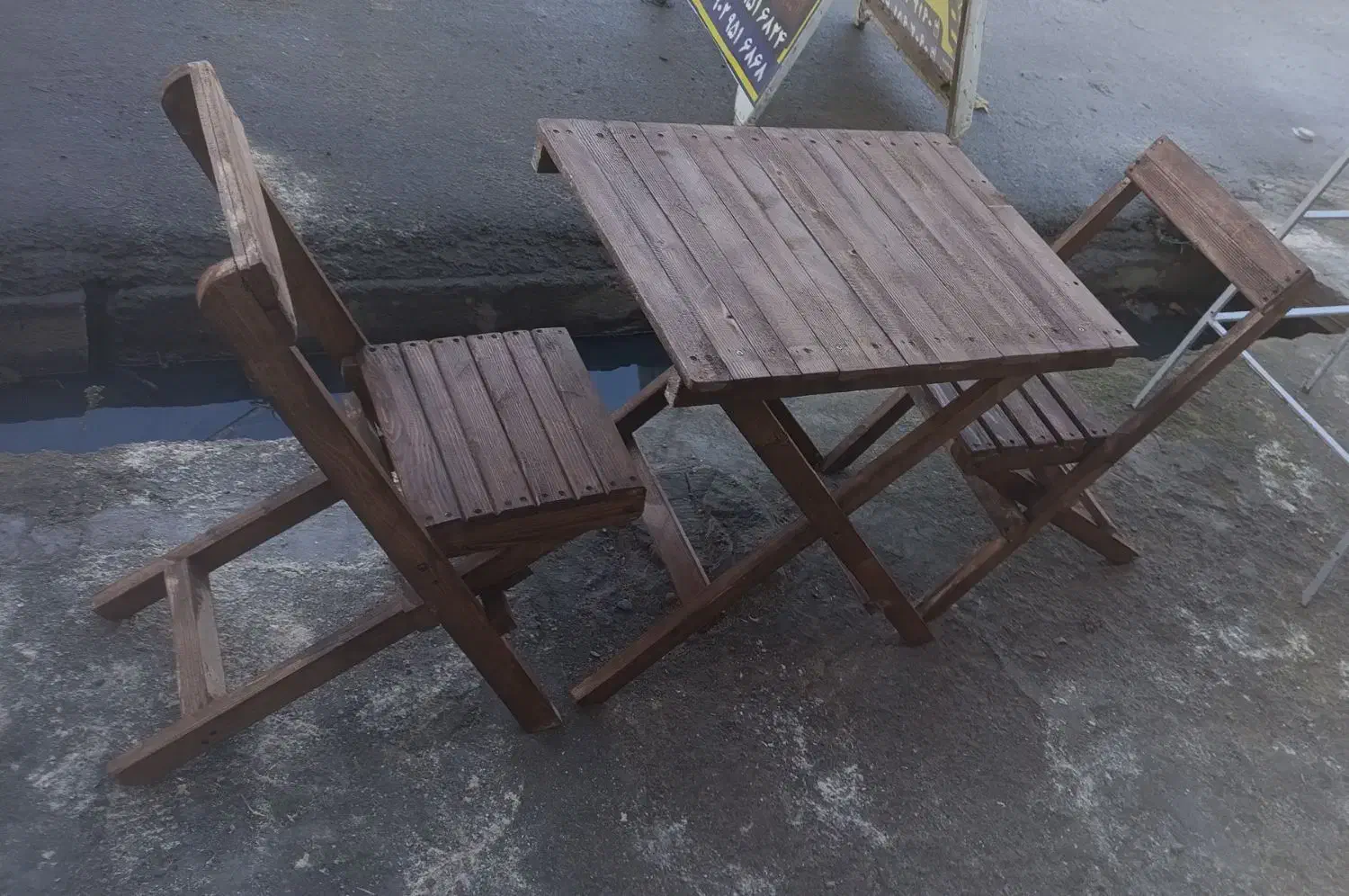 میزو صندلی دونفره|میز و صندلی غذاخوری|پارس‌آباد, |دیوار