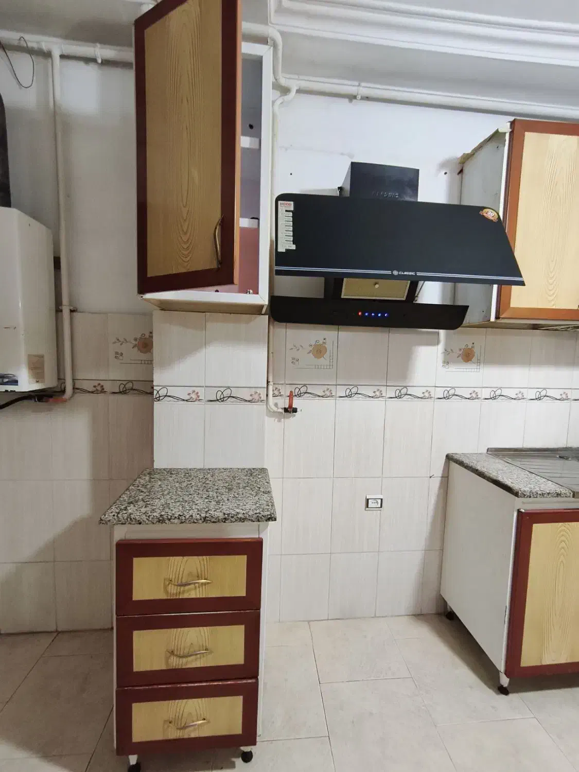 کابینت زمینی و هوایی در حد|مصالح و تجهیزات ساختمان|رشت, یخسازی|دیوار