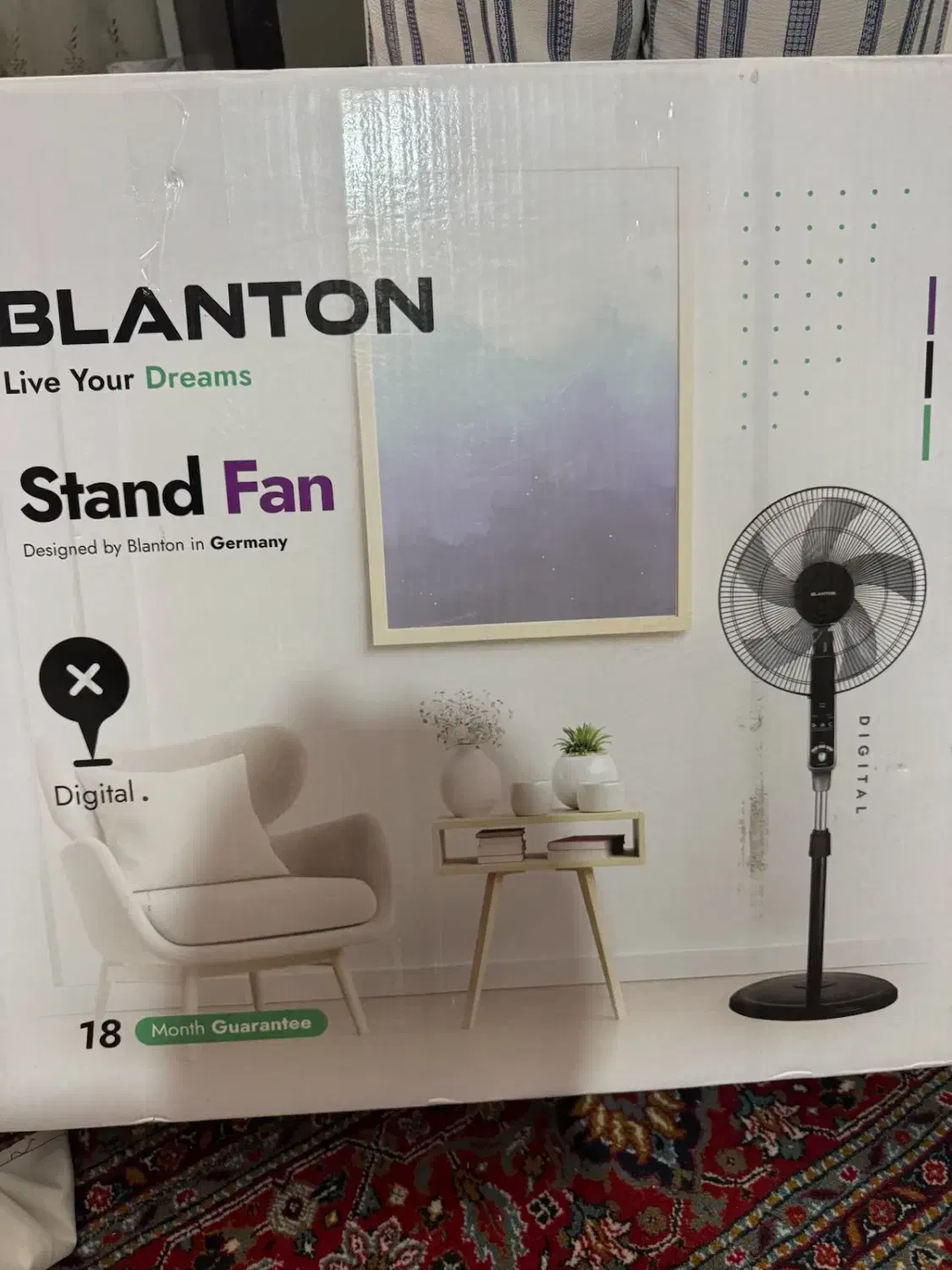 پنکه عروس نو|پنکه و تصفیه‌کنندهٔ هوا|قزوین, |دیوار