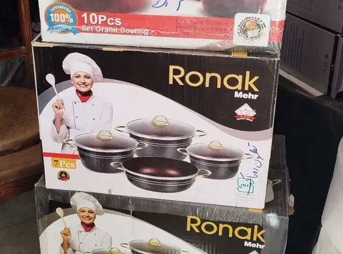 سرویس قابلمه 7پارچه روناک|ظروف پختوپز|اقلید, |دیوار