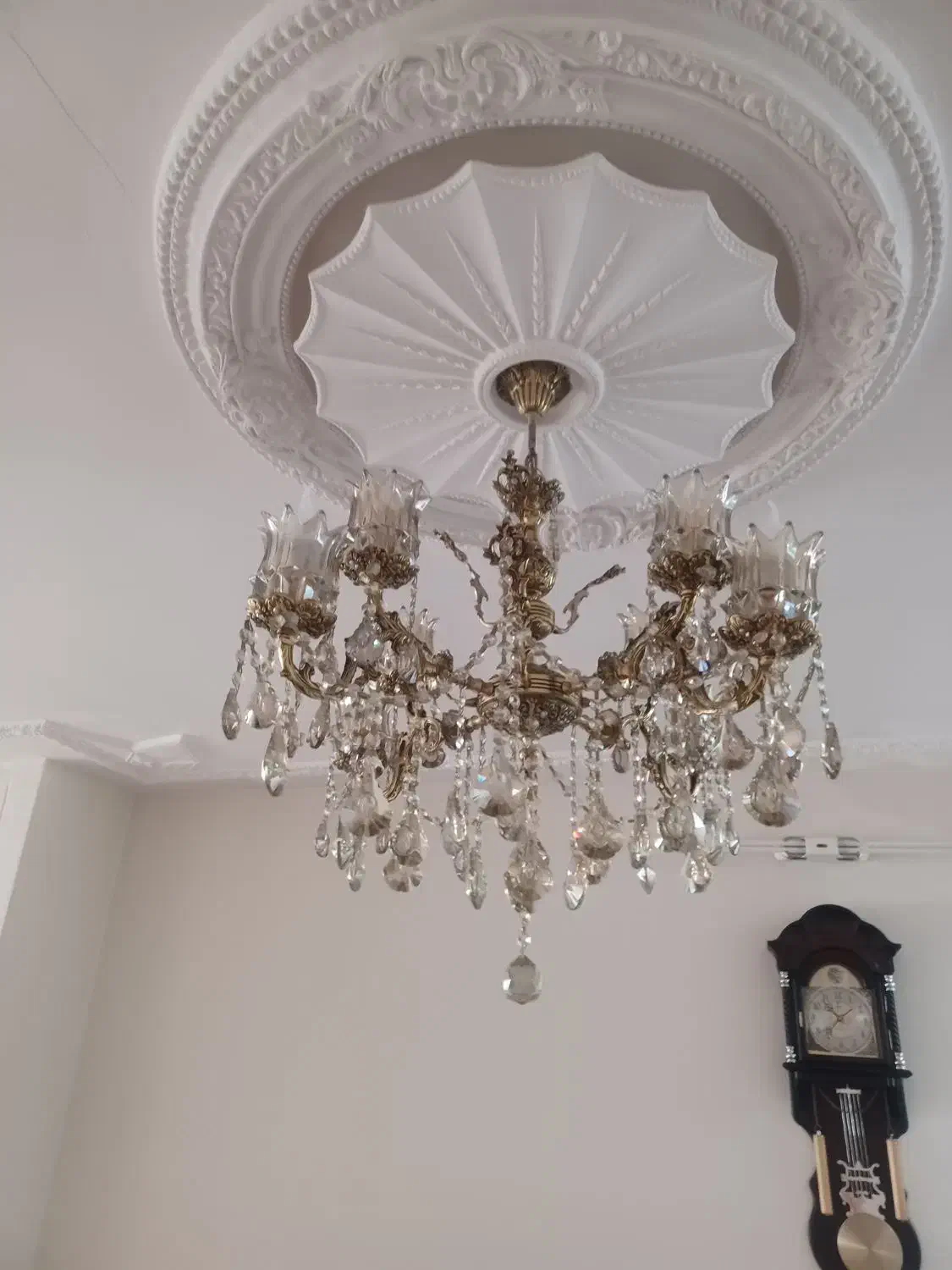 لوستر برنز|لوستر و چراغ آویز|بروجرد, |دیوار