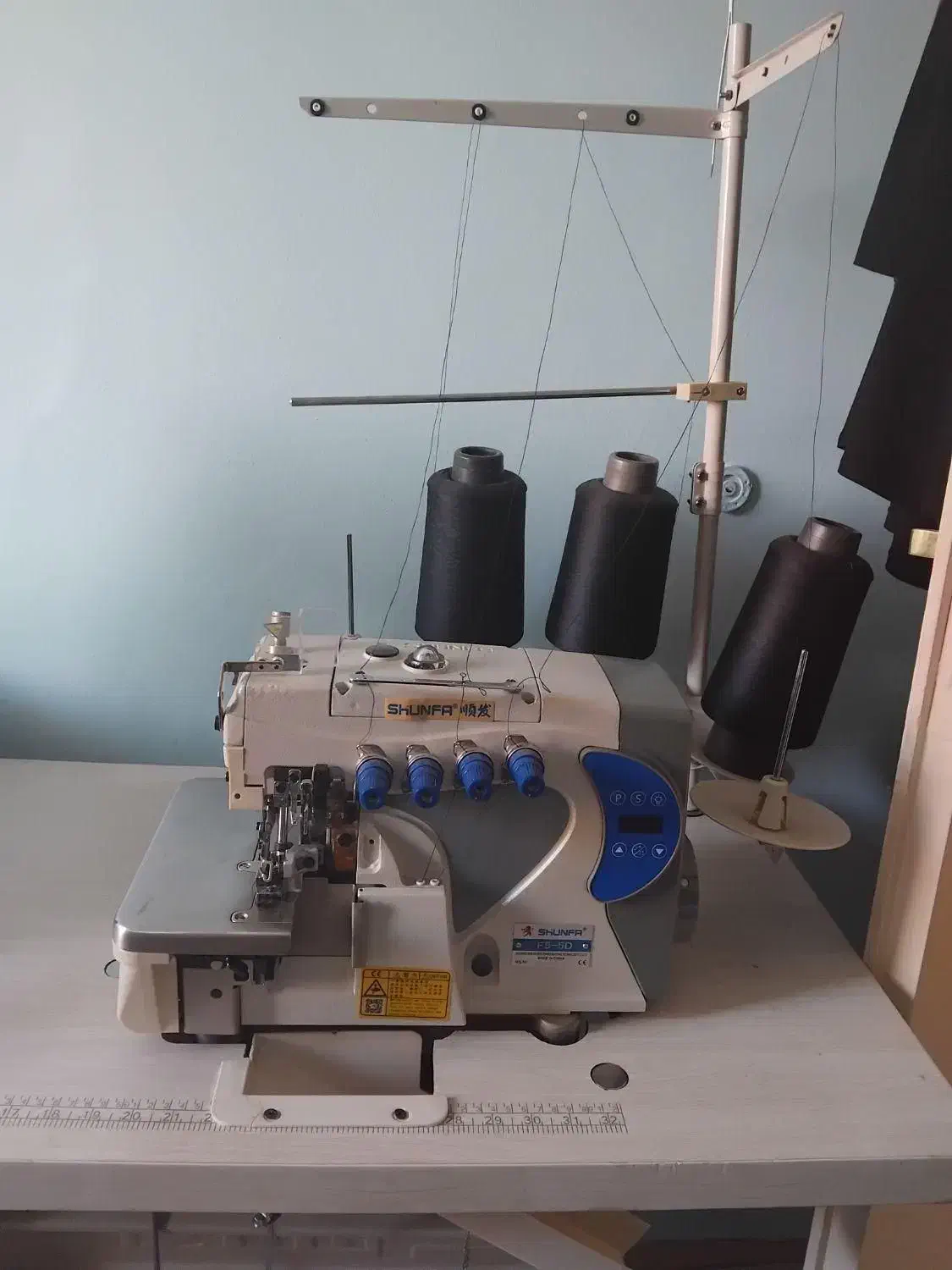 زیگزال پنج نخ|چرخ خیاطی و ریسندگی|سهند, |دیوار