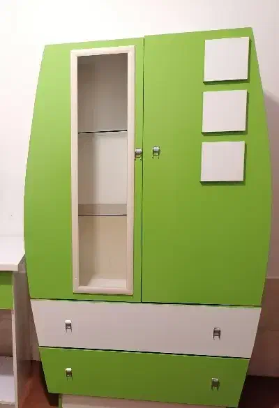 ست تخت وکمد نوجوان ام دی اف|تخت و سرویس خواب|شیراز, گویم|دیوار