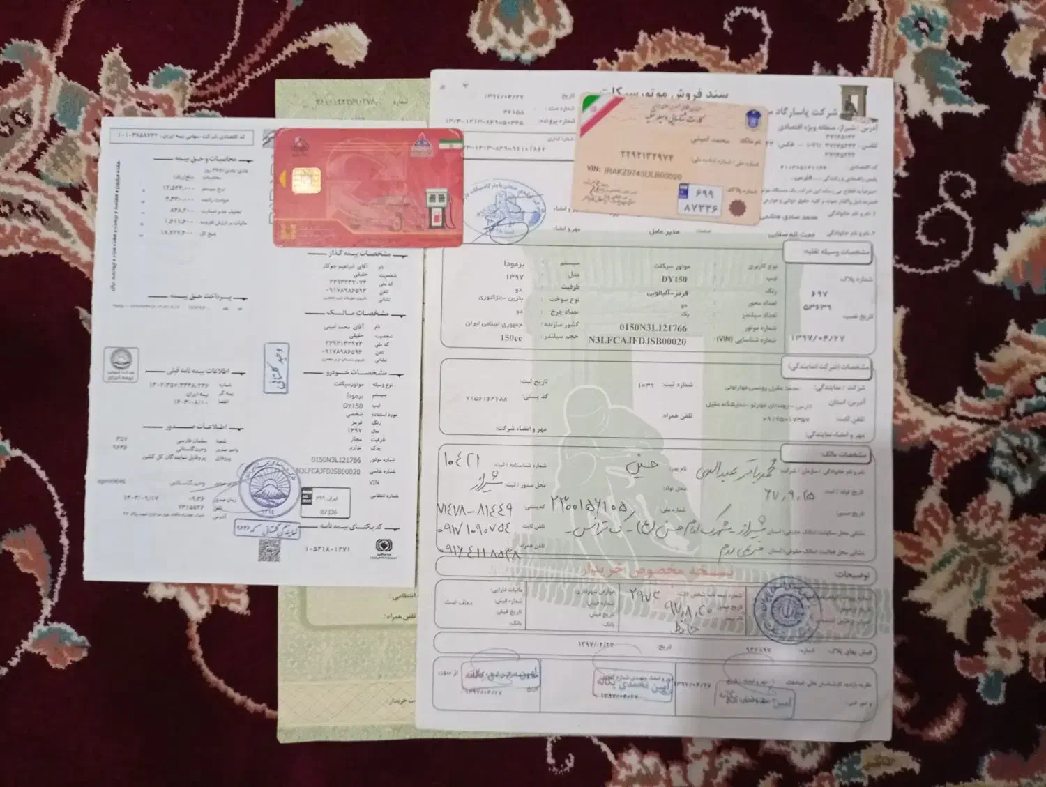 متور برمودا 150|موتورسیکلت|شیراز, داریون|دیوار