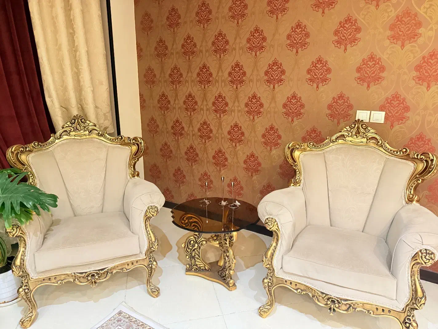 مبلمان استیل به همراه ویترین|مبلمان خانگی و میز عسلی|شاهینشهر, فردوسی|دیوار