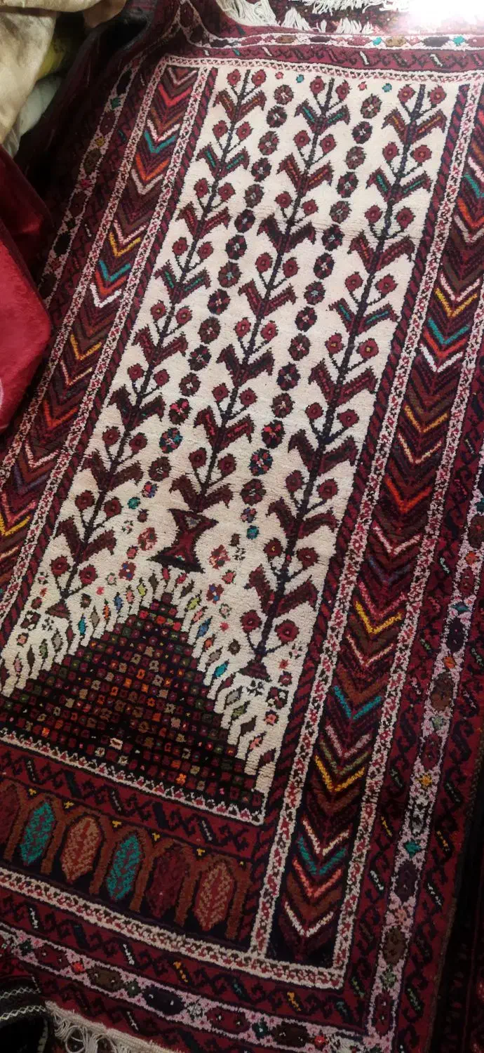 قالیچه دستباف عتیقه|فرش|تربت جام, جامی|دیوار