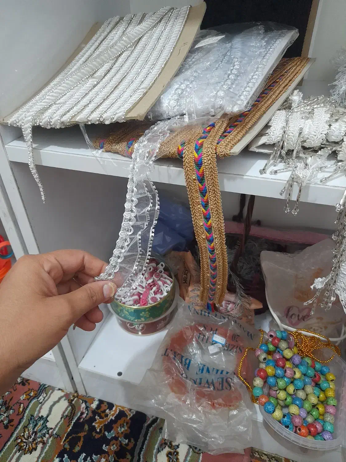 نوار تزینی|لوازم خیاطی و بافتنی|قم, نیروگاه|دیوار