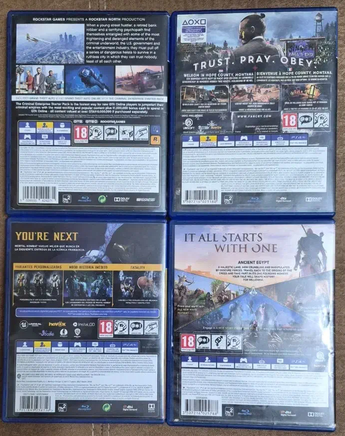 دیسک بازی PS4|کنسول، بازی ویدئویی و آنلاین|رشت, خمیران زاهدان|دیوار