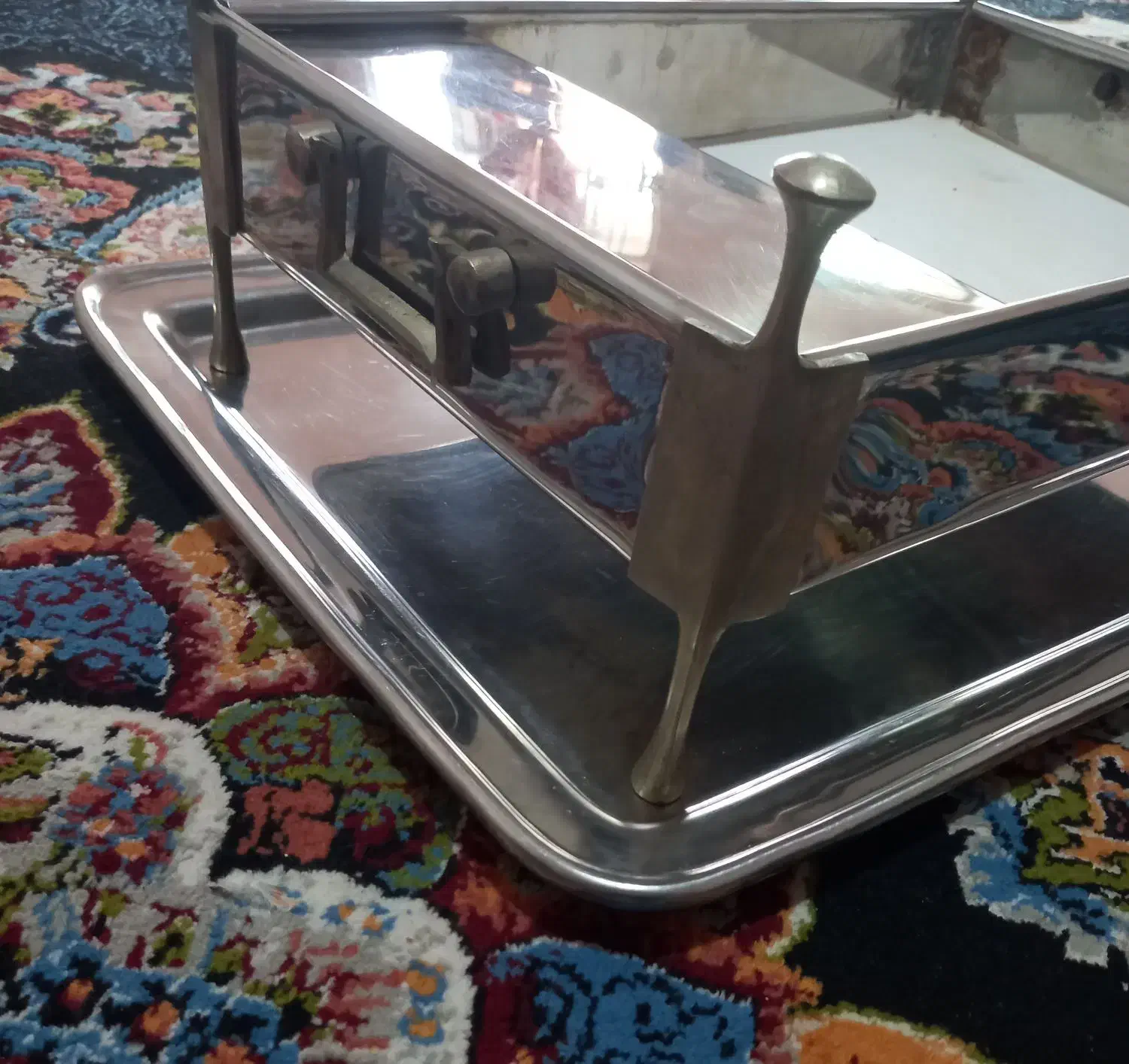 منقل استیل قدیمی|کلکسیون اشیاء عتیقه|شوش, |دیوار