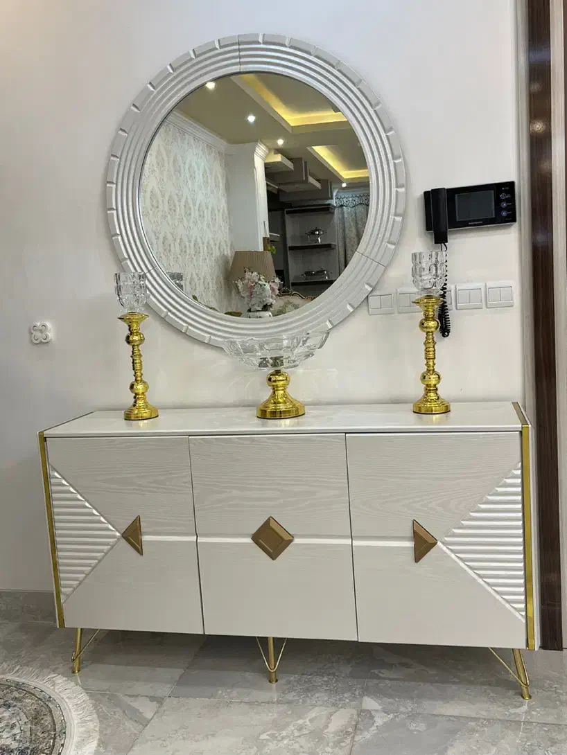 آینه کنسول و میز تی وی کاملا نو|میز تلویزیون|ارومیه, |دیوار