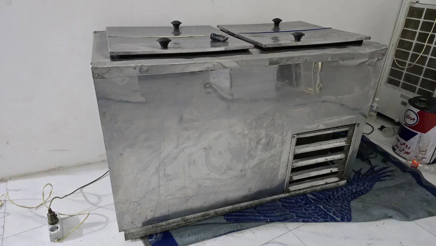 یخچال فریزر صندوقی تمام استیل به شرط|یخچال و فریزر|محمدشهر, محمدشهر|دیوار