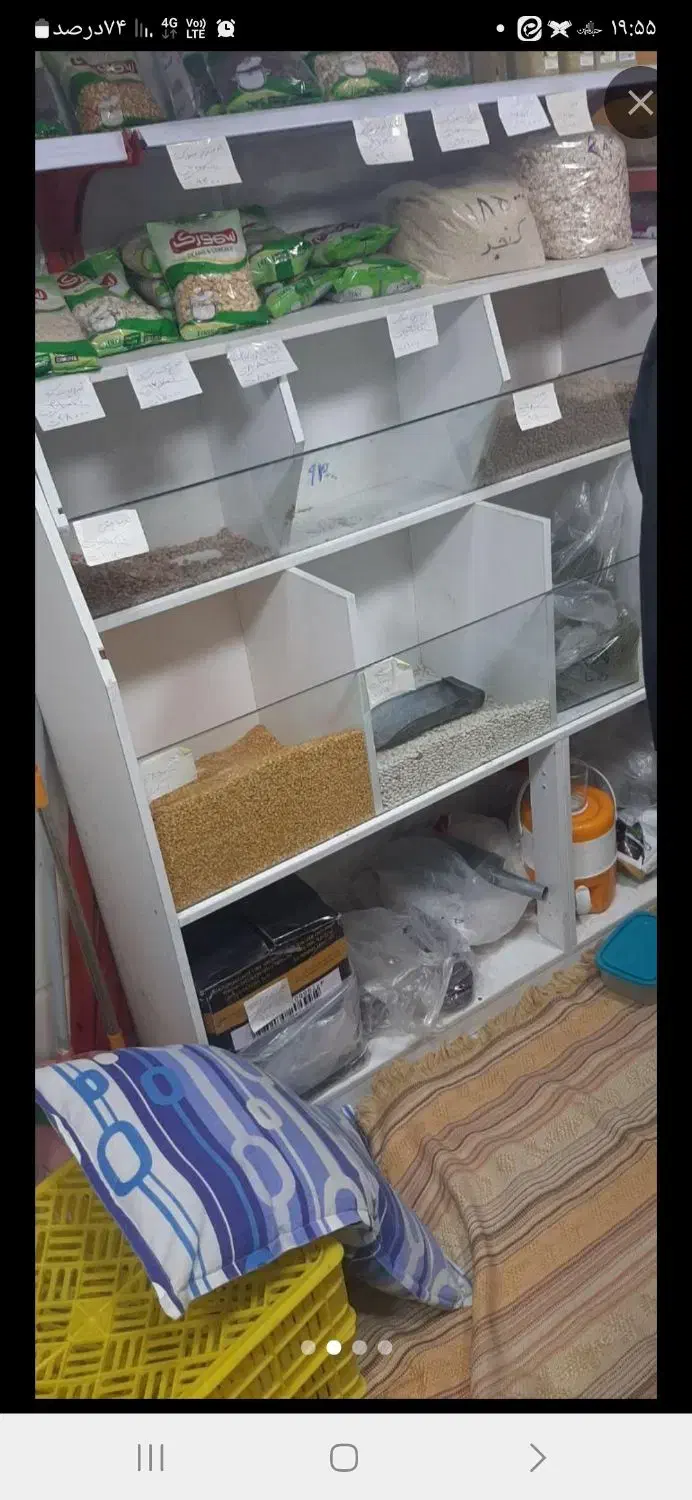 قفسه فلزی و قفسه حبوبات و شکلات|فروشگاه و مغازه|قم, خاکفرج|دیوار