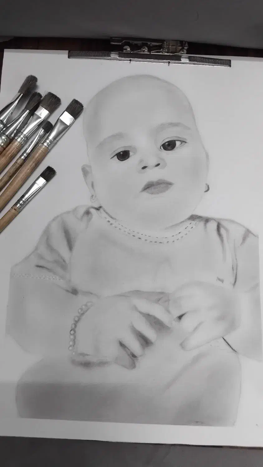 سیاه قلم|تابلو، نقاشی، عکس|تاکستان, |دیوار