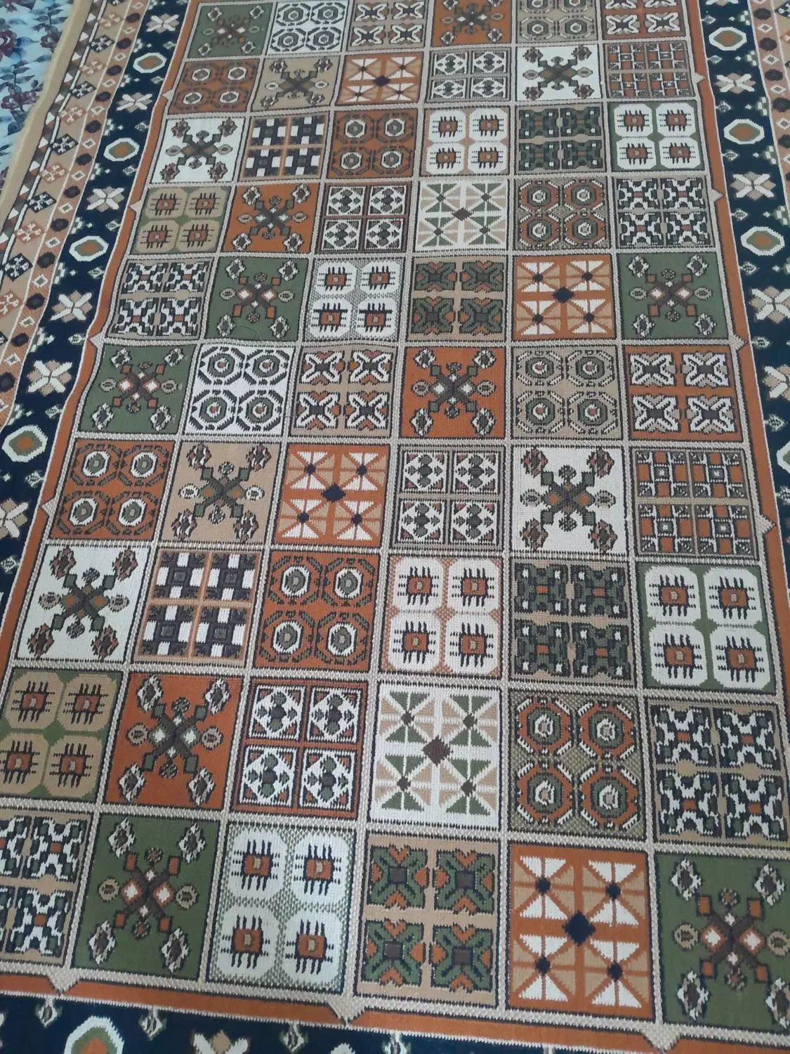 گلیم|گلیم، جاجیم، گبه|گرگان, |دیوار