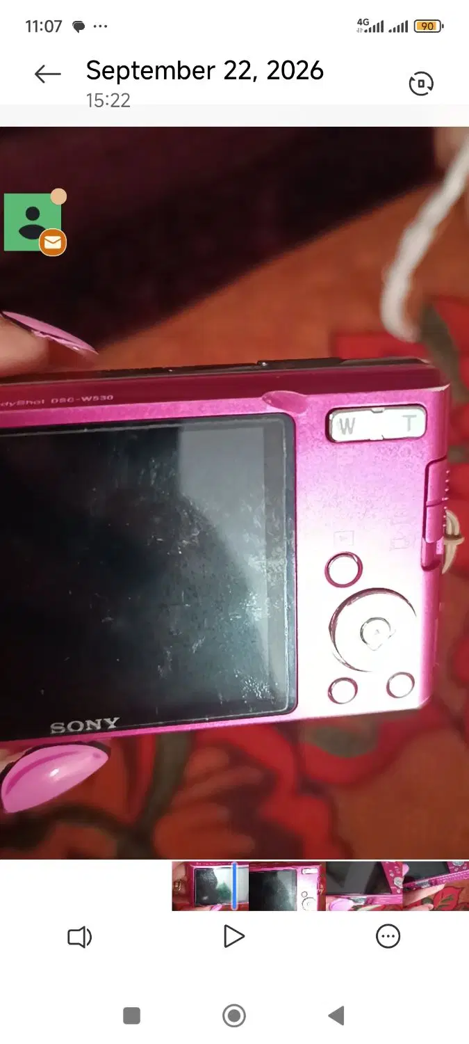 دوربین دیجیتال Sony Cyber-shot DSC-W530 صورتی|دوربین عکاسی و فیلمبرداری|تهران, مهرآباد جنوبی|دیوار
