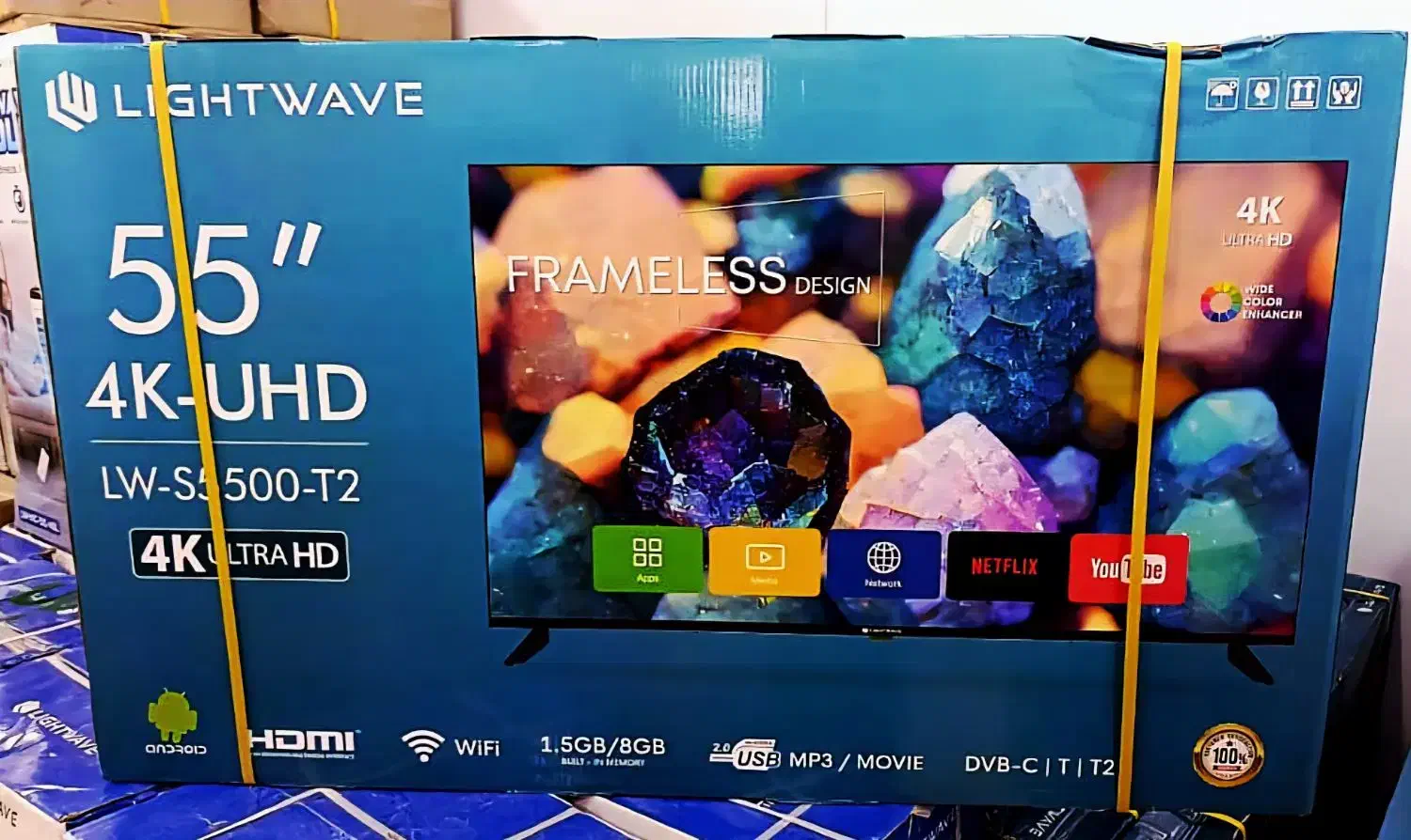 حراج 55 اینچ لایت ویو 4کا اسمارت فول|حراج|بندر کنگان, |دیوار