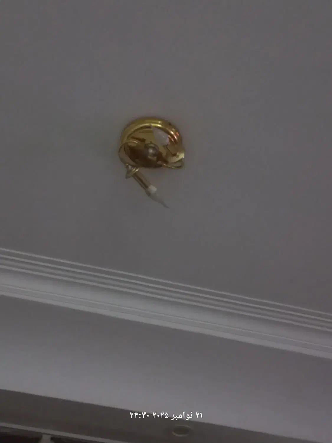 لوستر ابکاری طلا|لوستر و چراغ آویز|اهواز, زیتون کارمندی|دیوار