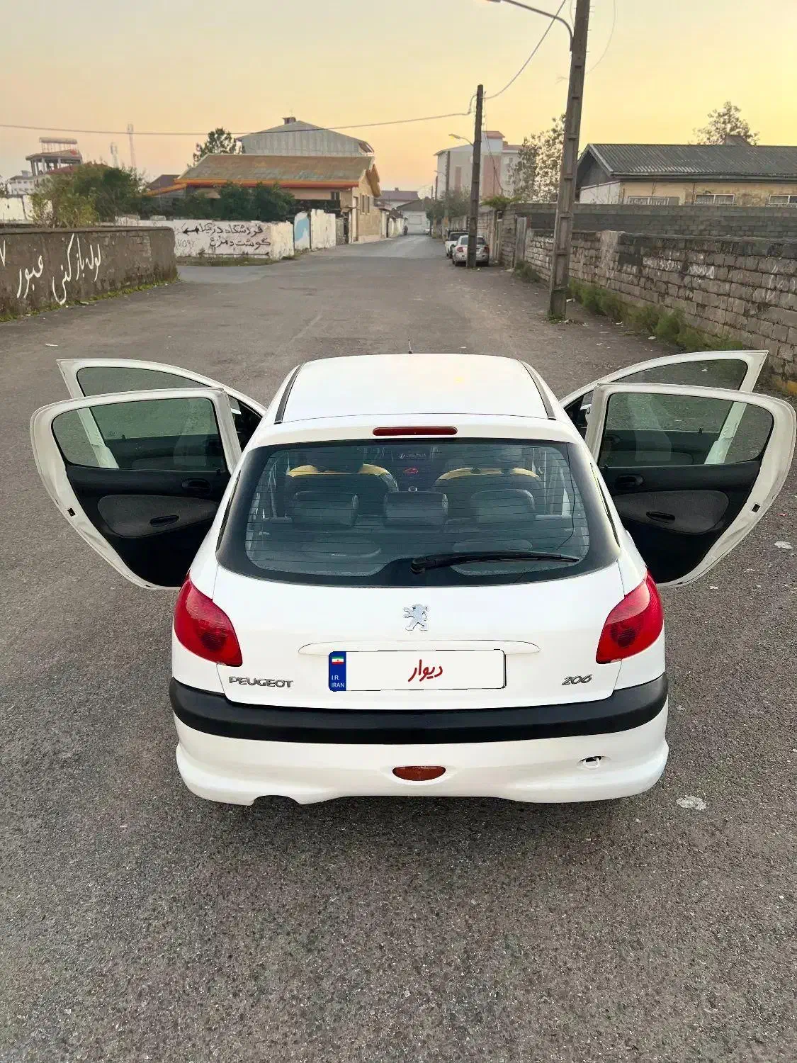 ۲۰۶تیپ ۵|خودرو سواری و وانت|بندر انزلی, کوی آزادگان|دیوار