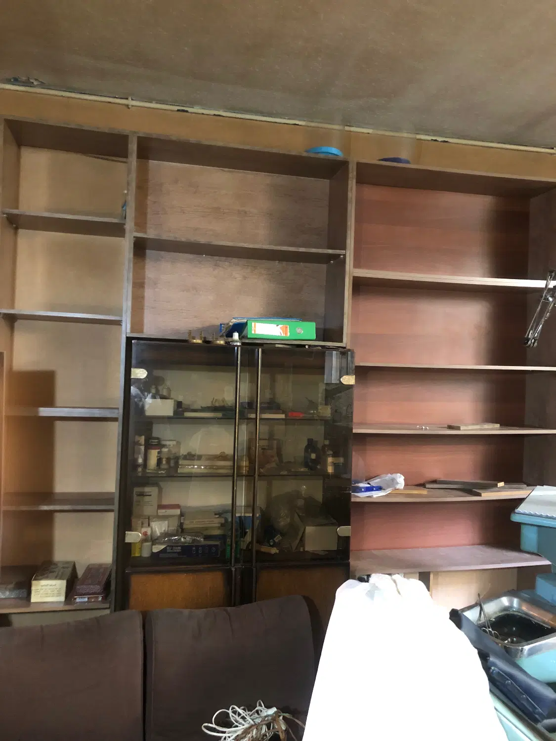 کتابخانه ام دی اف در حد نو خیلی سالم|کتابخانه، شلف، قفسههای دیواری|تهران, جمالزاده|دیوار