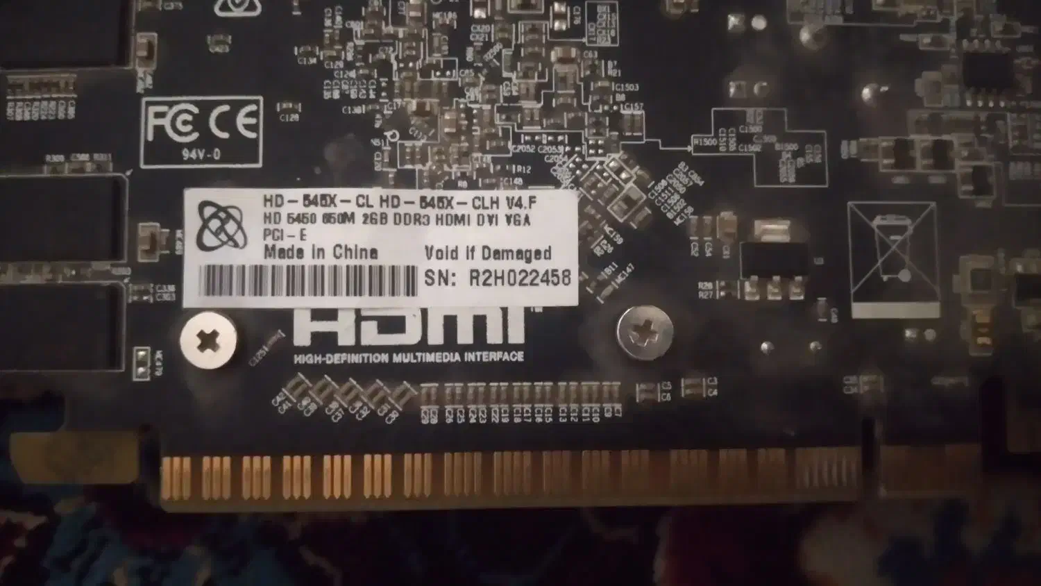 کارت گرافیک 2GB DDR3 HD5450 XFX سالم و سلامت|قطعات و لوازم جانبی رایانه|رباطکریم, الارد|دیوار