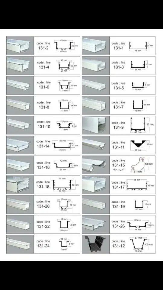 فروش  لاین نوری در اندازه های مختلف|لامپ و چراغ|آذرشهر, |دیوار