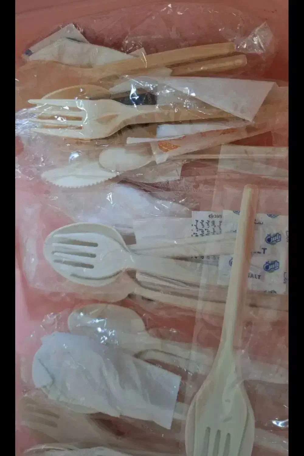 قاشق چنگال|ظروف نگهدارنده، پلاستیکی، یکبارمصرف|سیراف, |دیوار