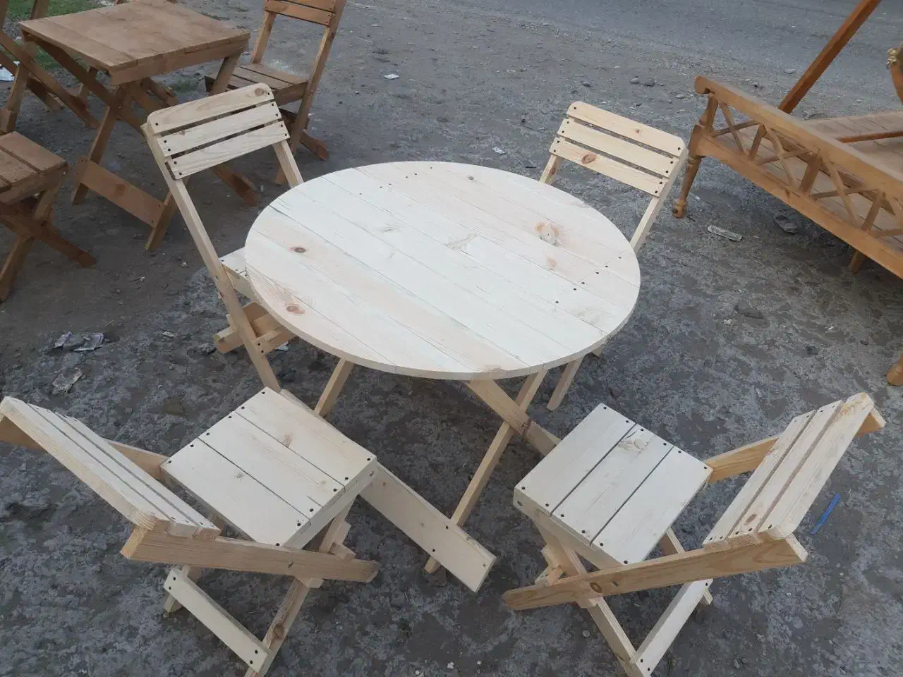 میز و صندلی تاشو|میز و صندلی غذاخوری|کوچصفهان, |دیوار