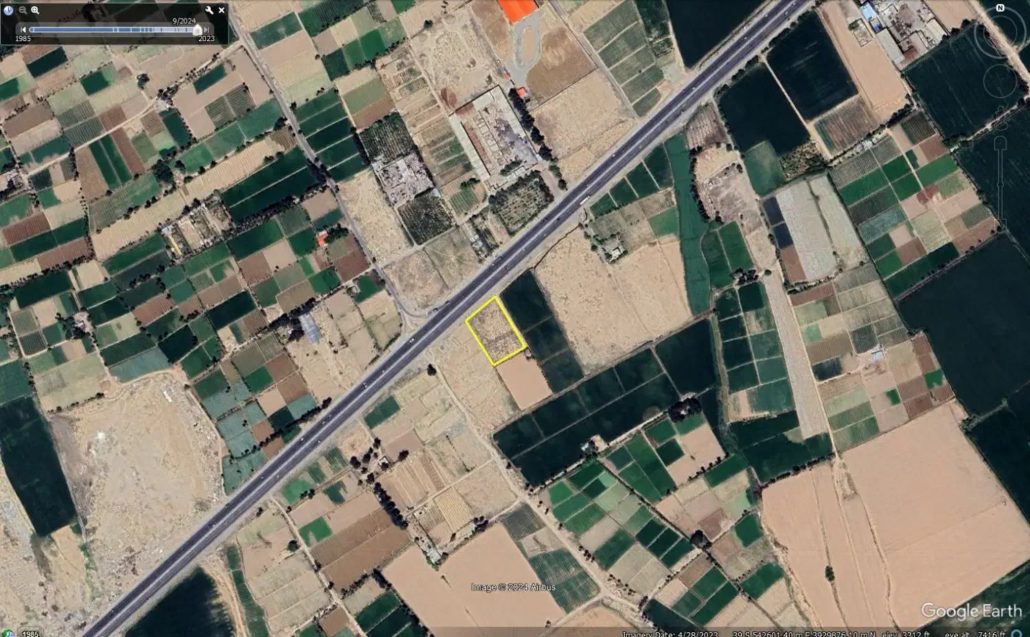 زمین بر اتوبان کمربندی دوم تهران|فروش دفتر صنعتی، کشاورزی، تجاری|ری, فیروزآباد|دیوار