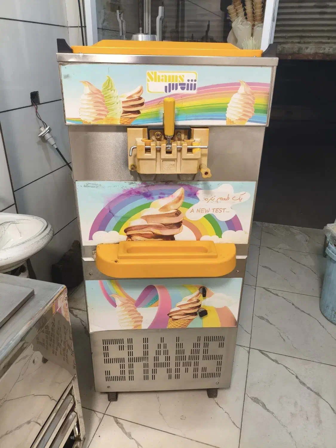 دستگاه بستنی ساز شمس|کافی‌شاپ و رستوران|سنندج, |دیوار