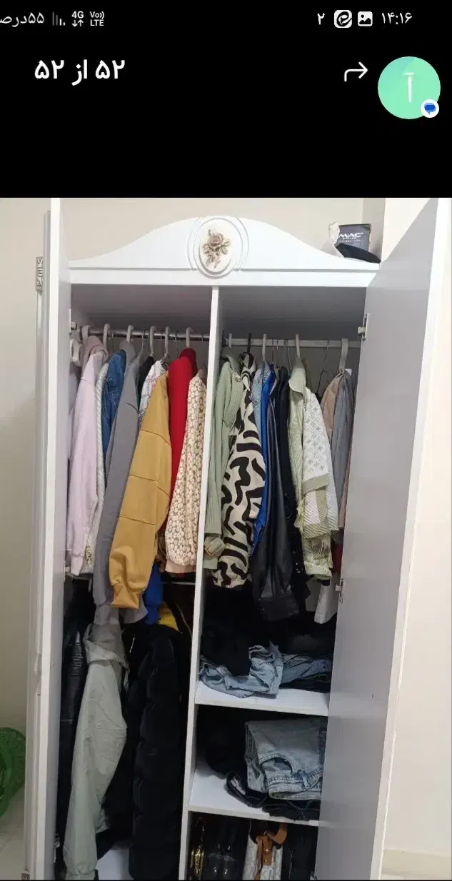 کمد چوبی|جاکفشی، کمد، دراور|تهران, شهرک ولیعصر شمالی|دیوار