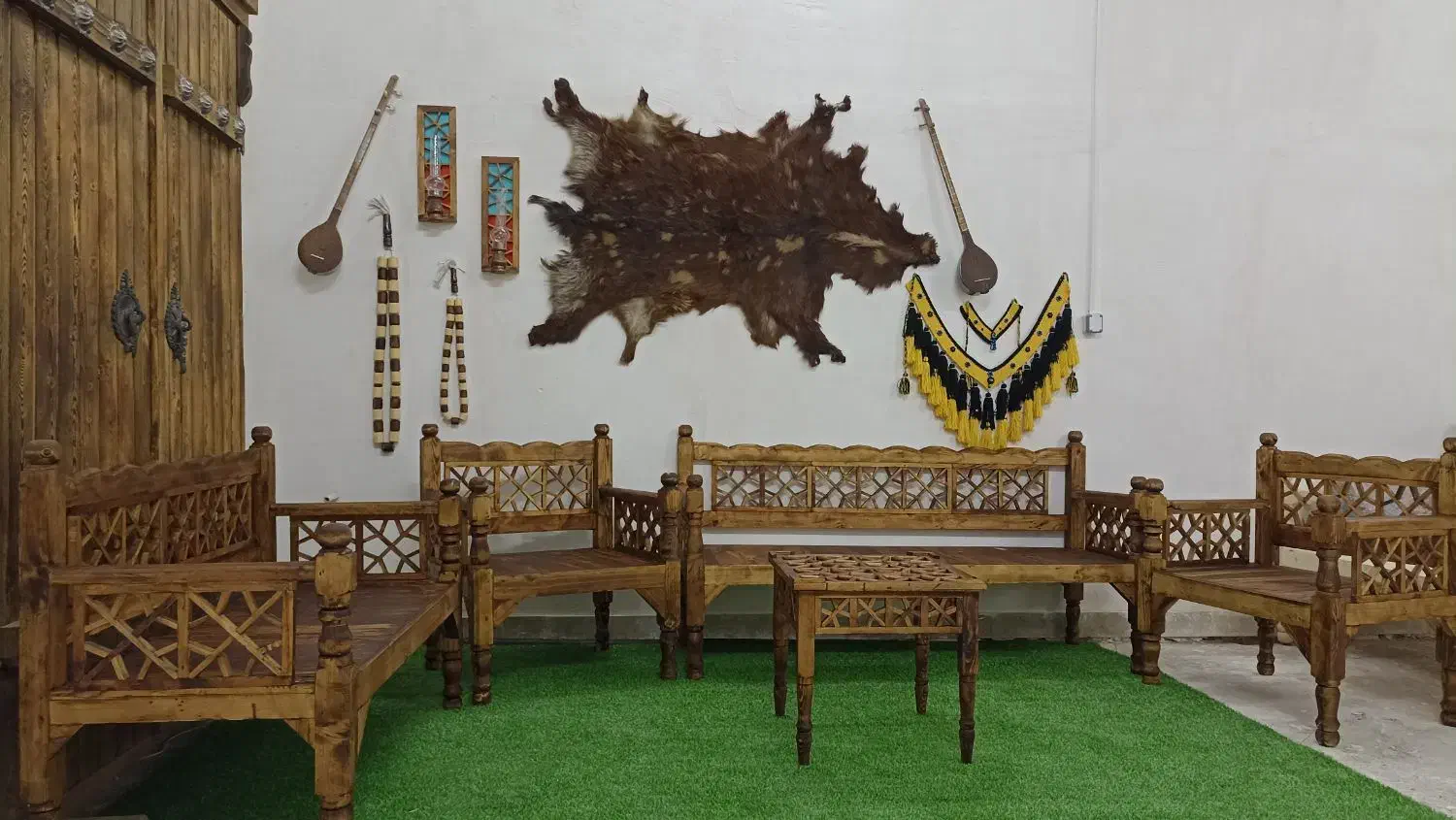 ست مبلی هفت نفره سنتی|مبلمان خانگی و میز عسلی|قم, علی آباد|دیوار